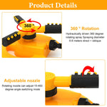 HASTHIP Garden Water Sprinkler for Lawn and Plants with 360 Degree 3 Arm Rotating Spray | Even Large Area Irrigation