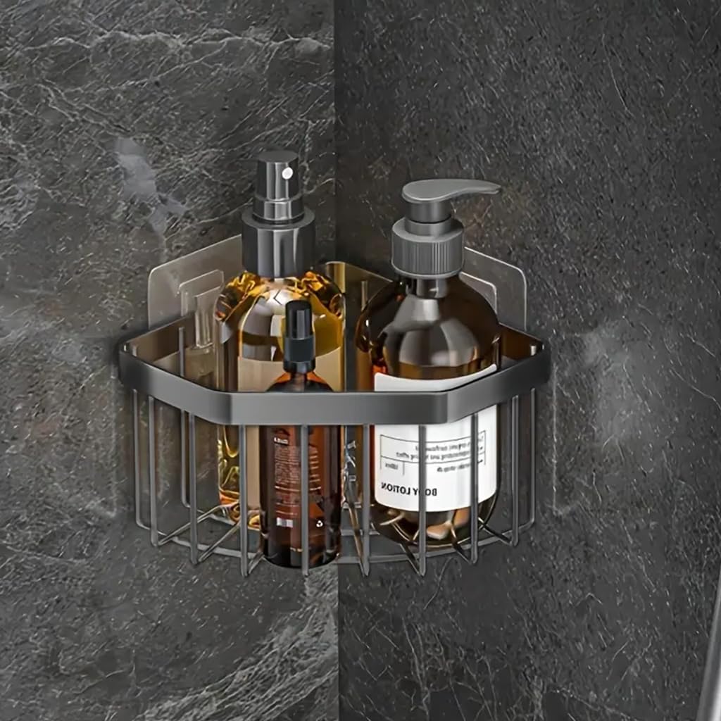 HASTHIP Stainless Steel Kitchen Sink Organizer for Bathroom and Kitchen | 5.27x5.27x3.54 in Rust‑Resistant Multi‑Compartment Design