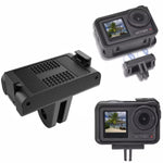 HASTHIP® Adaptador Magnético de Liberación Rápida para dji Action 5 Pro/4/3, Montura Universal con Conexión de Trípode, Compatible con Accesorios dji, Ideal para Vlogging y Viajes