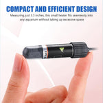 HASTHIP Mini Tank Heater for Small Betta Aquariums with USB Plug featuring 10W 26°C Control