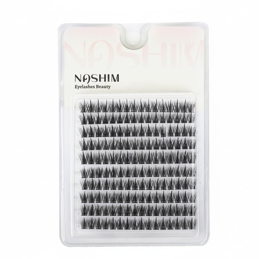 HASTHIP® Kit de Extensiones de Pestañas Postizas,160 Piezas Pestañas Magnéticas y Clusters Mixtos 11-12-13mm,Naturales 3D Reutilizables e Impermeables con Volumen para Mujer