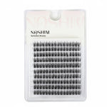 HASTHIP® Kit de Extensiones de Pestañas Postizas,160 Piezas Pestañas Magnéticas y Clusters Mixtos 11-12-13mm,Naturales 3D Reutilizables e Impermeables con Volumen para Mujer