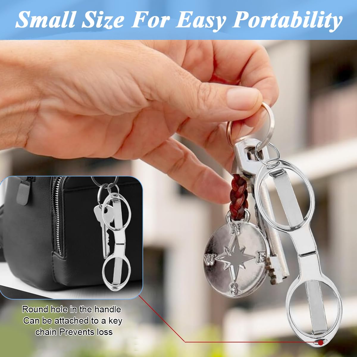 HASTHIP Scissors Set for Sewing and Fabric Cutting with Ergonomic Grip | 4Pcs Stainless Steel