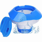 HASTHIP Pool Chlorine Floater for Swimming Pools and Spas with 7 in Capacity Featuring Six Adjustable Flow Vents | UV Resistant Floating Dispenser