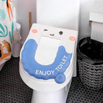 HASTHIP Padded Toilet Seat Cover for Home and Office with Lifting Handle and Waterproof EVA | Soft Cartoon Cushion Trim to Fit All Toilets