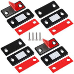 HASTHIP Door Magnets for Cabinets and Drawers with 4mm Ultra Thin Metal Design | Adhesive & Screw Mount