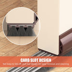 HASTHIP Door Draft Stopper 35 Inch for Interior and Exterior Doors with Brush Seal | Self Adhesive PVC Noise and Dust Blocker