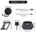 HASTHIP® Metal Detector for All Metal - IP67 Waterproof Metal Detector Machine with Indicator - Support Earphone & Adjustable Volume - Suitable for Coins, Metal Objects & Gold (Without Battery)