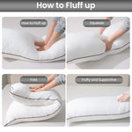 HASTHIP Body Pillow Cover for Cool Summer Comfort featuring Universal Slip-in Design 20x54 in Ice Silk Polyester