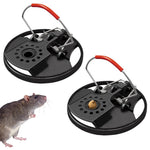 HASTHIP Rat Trap for Home and Garden featuring Quick Response Spring Mechanism | 2 Pcs Reusable PP Design