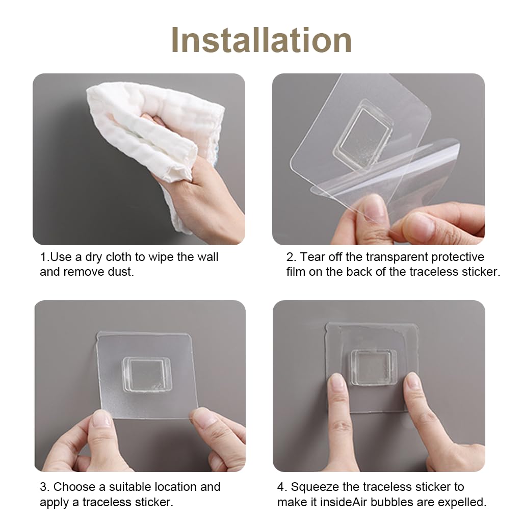HASTHIP Soap Holder for Bathroom and Kitchen with Flip-Up Cover and 12x5x11.5cm PP Tray | Wall Mounted Space-Saving Design
