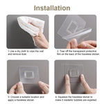 HASTHIP Soap Holder for Bathroom and Kitchen with Flip-Up Cover and 12x5x11.5cm PP Tray | Wall Mounted Space-Saving Design