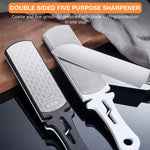 HASTHIP Diamond Sharpening Plate for Kitchen Tools featuring 400 1000 Grit & Ergonomic Handle