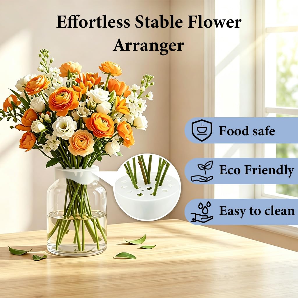 HASTHIP Silicone Flower Arranger Grid for Vases