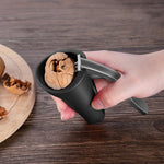 HASTHIP Nutcracker for Walnuts and Hard Shell Nuts with Cone Container & Lever Handle | Compact Kitchen Tool