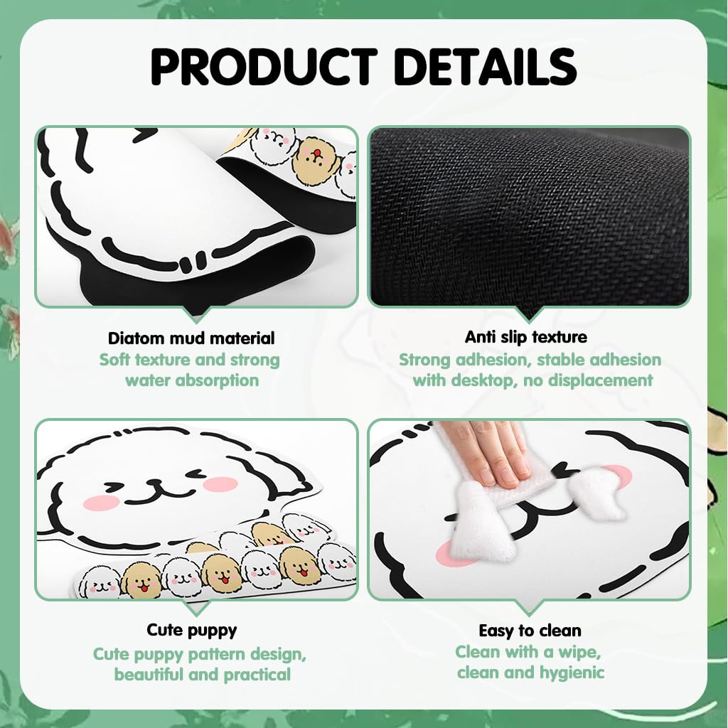 HASTHIP® 3-Piece Diatom Mud Sink Mat Set