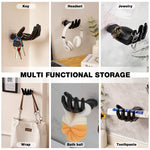 HASTHIP Key Holder for Entryway with Self Adhesive Mounting and Resin Hand Shape Design
