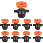 HASTHIP Garden Sprinkler Mist Spray Nozzles 10 Pcs for Drip Irrigation with 360° Rotating Heads