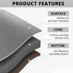 HASTHIP Anti Fatigue Mat for Kitchen and Office with Non Slip Surface 17 x 28 in Grey