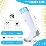 HASTHIP Compression Soccer Socks High Elastic Moisture Wicking Football Socks