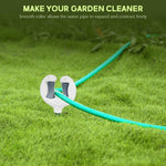 HASTHIP Garden Hose Guide Stake for Lawn and Plant Watering with 27 cm Top Roller | Outdoor Hose Support Holder