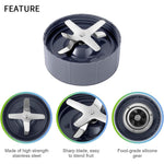 8 Pieces Blender Replacement Parts Extractor Blade for NutriBullet 600W & Pro 900W Series Includes Blender Base, Gaskets, Motor Coupler, Rubber Feet