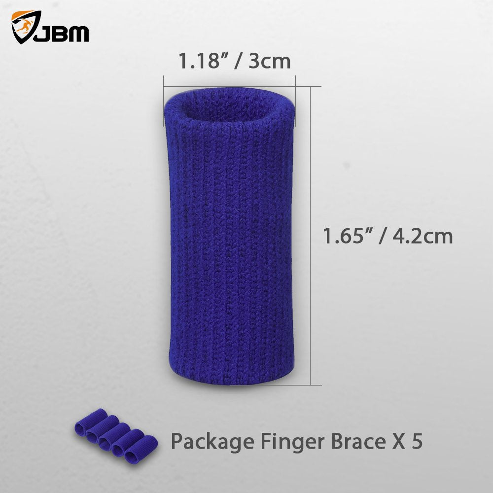 HASTHIP® 5 pair Finger Sleeves Protectors for Pain Relief, Arthritis, Trigger Finger Adjustable Finger Splint Thumb Splint