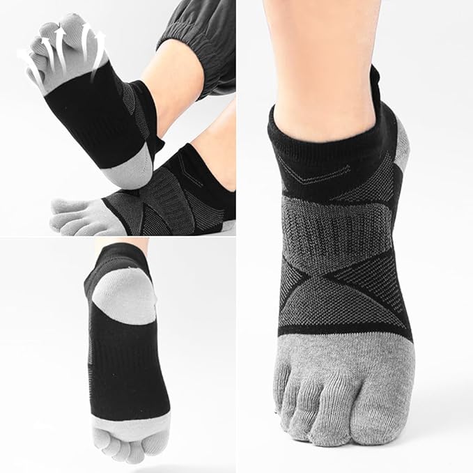 HASTHIP® Toe Socks No Show (3Pairs)