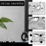 HASTHIP Elephant Statue Pair for Home and Office Decor featuring Silver Finish | 11.5cm and 9.5cm Ceramic Figurines