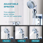 HASTHIP Pressurized Sink Sprayer Attachment for Kitchen and Bathroom with 1.5 m Hose | No-Drill Holder and Alloy Diverter Valve
