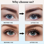 MAYCREATE® 1 Pair Reusable 3D False Eyelashes Natural Look Self-Adhesive Eyelashes Waterproof For Women Black