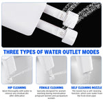 HASTHIP Manual Bidet Sprayer for Toilet with Dual Nozzle 7 and 5 Hole Wash | Self Cleaning Design