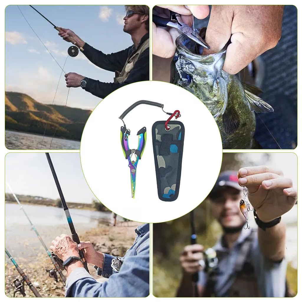 HASTHIP Fishing Pliers with Hook Remover & Line Cutter