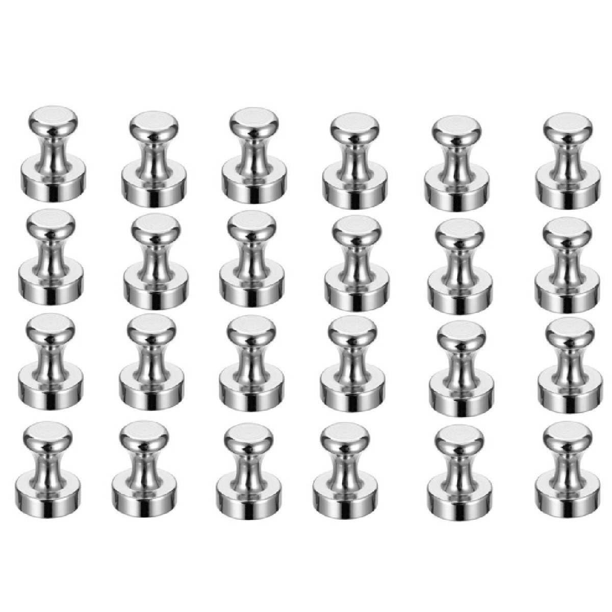 HASTHIP Mini Fridge Neodymium Magnets 24Pcs 12×16mm for Whiteboard and Refrigerator Use