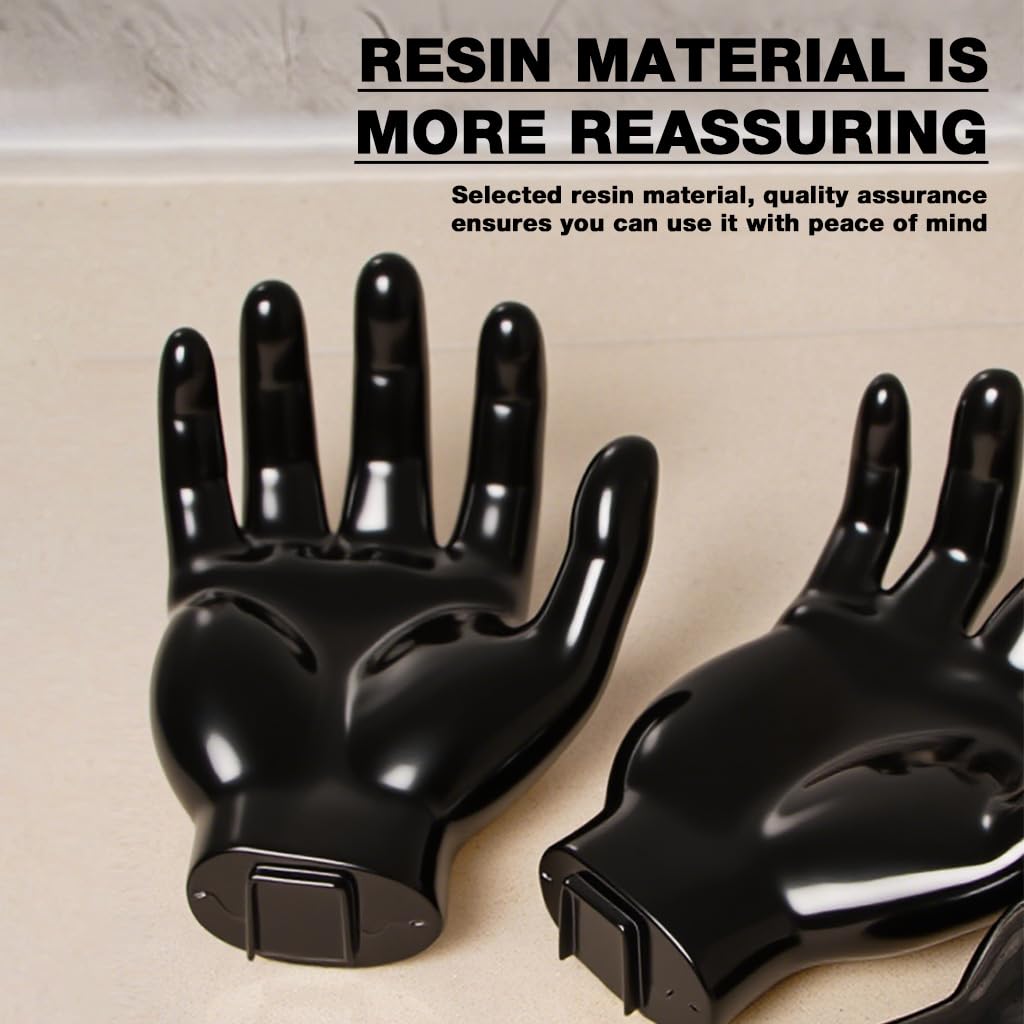 HASTHIP Key Holder for Entryway with Self Adhesive Mounting and Resin Hand Shape Design
