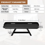 HASTHIP Screen Top Shelf for TV and Monitor with Triangle Stand | ABS Tray and Cable Hole