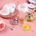 HASTHIP Resin Mold Kit for DIY Jewelry Boxes with 3 Shapes and Silicone Material | Home Crafts
