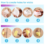 HASTHIP Flower Silicone Molds for Candle and Resin Making featuring 2Pcs 3D Bloom Design