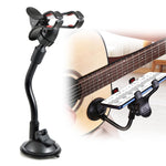 HASTHIP Guitar Phone Mount for Practice and Performance with 360° Adjustable Suction Cup | Fits 3.2–6.0 in Smartphones