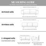 HASTHIP Sofa Covers for Living Room with Anti Slip Texture and Tassel Detailing 70x70 in
