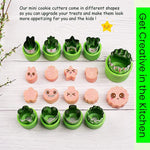 Vegetable Shape Cutter for Food Kids Various Shapes Pastry, Bread, Cookie, Vegetable, Fruit Cutter Shapes Star and Heart Shape Cutters - 9 Pieces