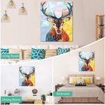 HASTHIP Paint by Number Kit for Adults with 3X Magnifier Card | 16x20 in Acrylic Canvas