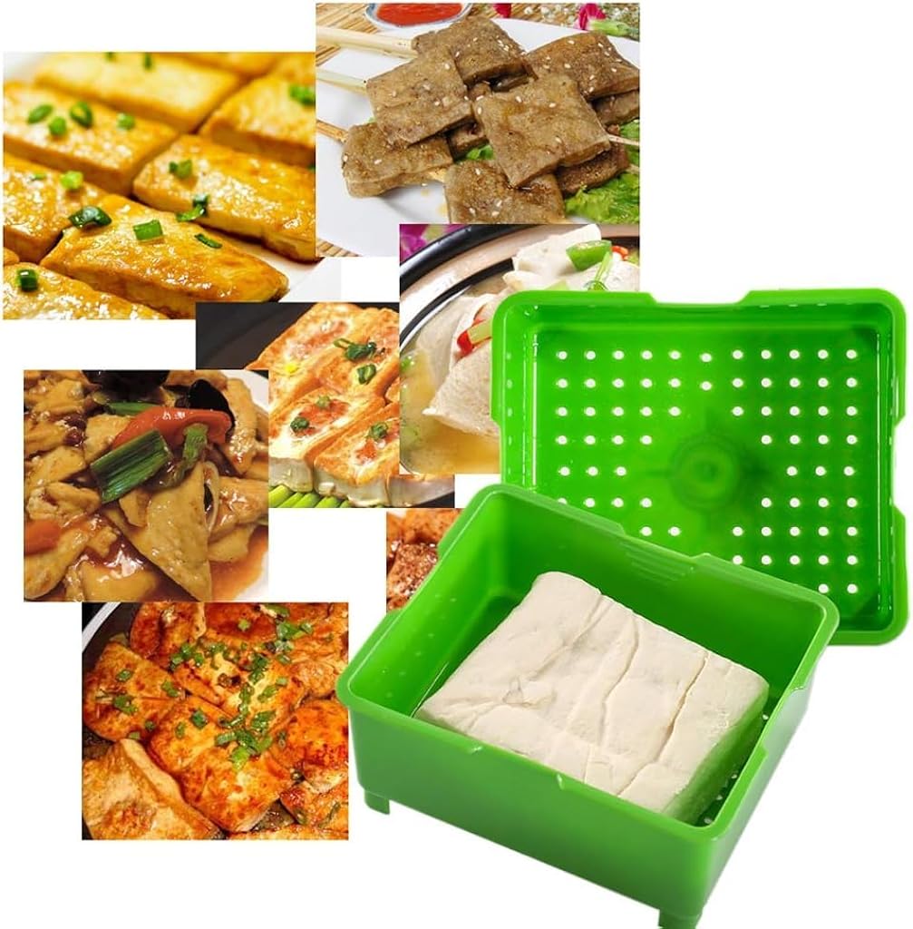 HASTHIP® Tofu Press Drainer Water Remover Food Grade Making Tools Homemade Quick Excessive Removal Easy for Within 4.5x3.78x1.77 inch Dish Washer Safe 3PCS