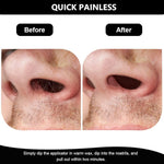 HASTHIP® Kit de Cera para Nariz para Hombres y Mujeres,Cera Natural Eliminación del Vello Nasal,Kit de Depilación Sin Dolor con 100g y Aplicadores Uso Rápido Fácil en Casa