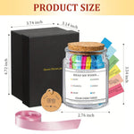 HASTHIP Quran Quotes Jar with 90 Color Coded Verse Cards for Emotional Guidance & Daily Inspiration