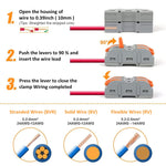 HASTHIP® Wire Connector, 34Pcs Universal Connection Terminals, Circuit Inline Splices Electric Connectors,