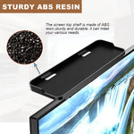 HASTHIP Screen Top Shelf for TV and Monitor with Triangle Stand | ABS Tray and Cable Hole