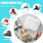 HASTHIP Shoes Wash Bags for Sneakers and Clothing 11.8x14.1x4.7 in with Zipper and Straps