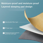 HASTHIP® Sleeping Pad for Pets, Rattan Cat Bed Mats with Anti-Slip & Waterproof Bottom, Pet Pad Sleeping Easy to Clean Ideal for Dogs & Cats - 75x100CM