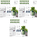 HASTHIP Auto Drip Irrigation System for Indoor and Outdoor Plants with Solar Water Timer | 3 PCS Rechargeable Self Watering Setup